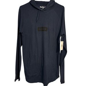 Hurley One & Only Long-Sleeve Lightweight Navy   Hoodie Size Medium